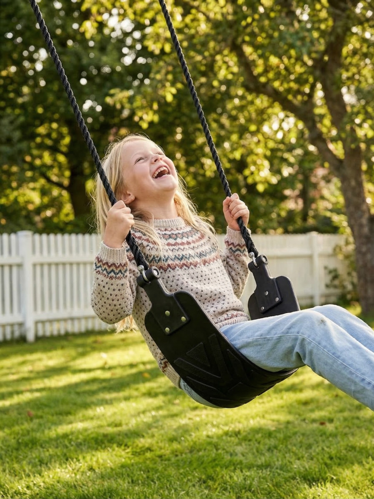 Bæverhalegynge i Naturgummi